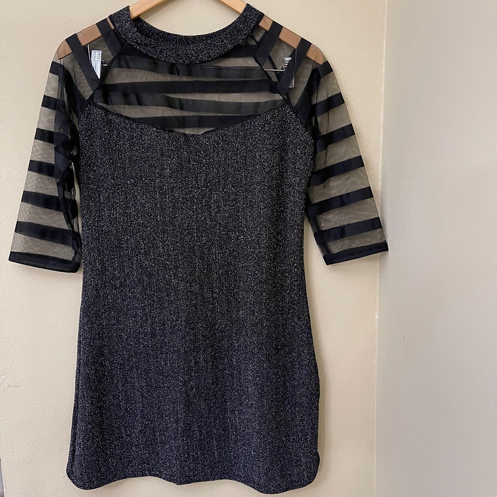 Silver Mesh Blouse